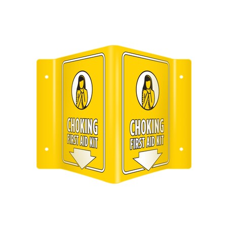 Aek Choking First Aid Kit 3D Sign EN10012